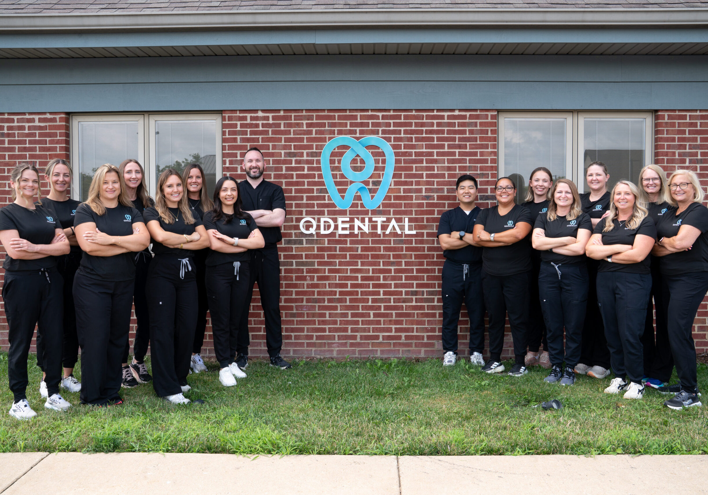 Team Photo Outside Clinic